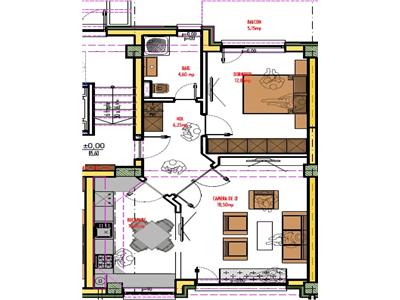 Apartament de vanzare,2 camere ,curte in proprietate, bloc nou,zona rond Pacurari