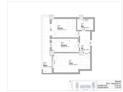 Proiect deosebit, 2 camere model clasic, Tatarasi  2 Baieti