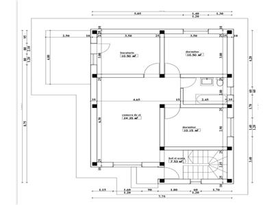 Casa P+M, canalizare, complex rezidential Lunca Cetatuii