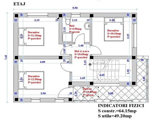 Casa P+E , 550 teren, zona Vorovesti Miroslava Iasi