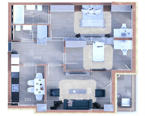 Pret Promotional!Apartamente noi, 3 camere D, 2 bai, COPOU
