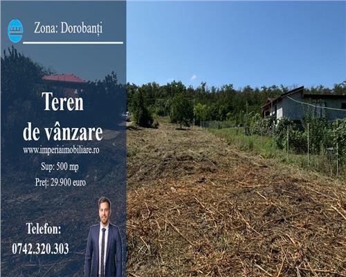Teren de vanzare, intravilan, sup 500mp, vedere deosebita, zona Dorobanti Iasi