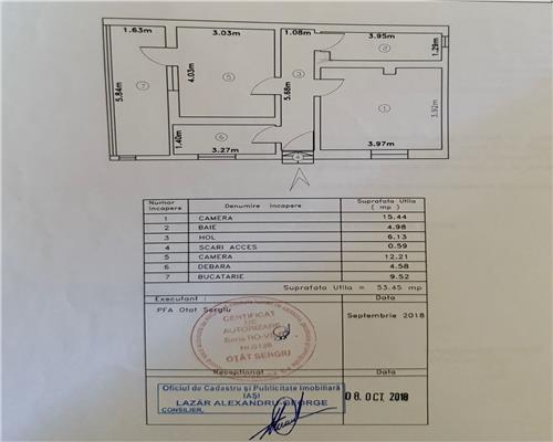 Apartament 2 camere de vanzare Podul de Fier