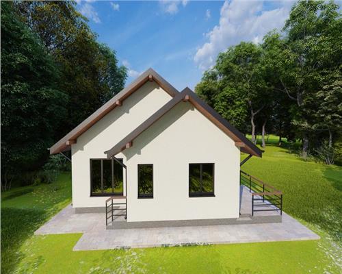 Casa 3 cam, 2 bai, dressing, 500 teren , Chihan Lunca Cetatuii