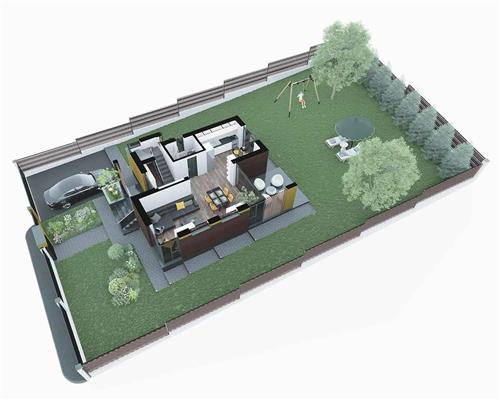 Case moderne de vanzare în cartier exclusivist