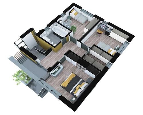 Case moderne de vanzare în cartier exclusivist