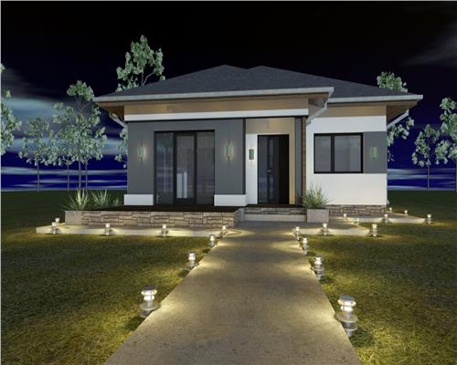 Casa plan parter de vanzare in zona Bucium Visan