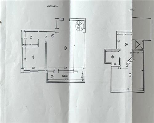 Apartament 3 cam, mob. si utilat,  parcare Valea Adanca