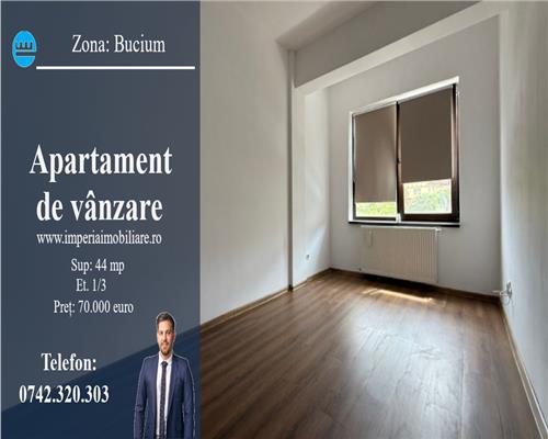 Apartament 2 cam, decomandat, de vanzare in zona Bucium - Lidl, Exclusivitate