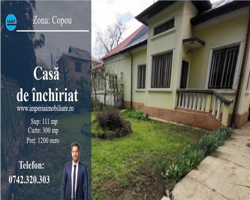 Casa de inchiriat, sup 111mp,, zona Copou