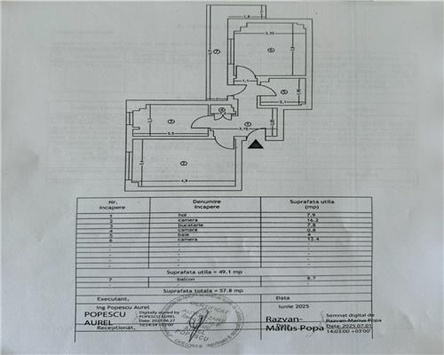 Apartament 2 camere de vanzare Pacurari
