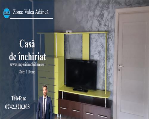 Inchiriez casa insiruita 4 cam, decomandat, zona Capat Cug - Valea Adanca Iasi
