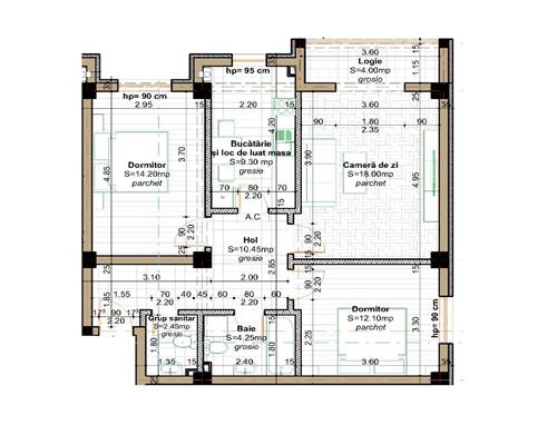 Apartament 3 camere de vanzare Popas Pacurari