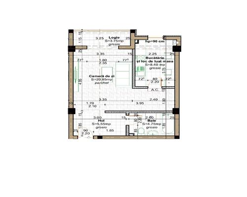 Apartament 1 camera de vanzare Popas Pacurari