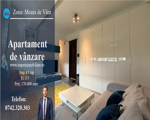 Apartament 3 cam, decomandat de vanzare in zona Moara de Vant, bloc intabulat Iasi