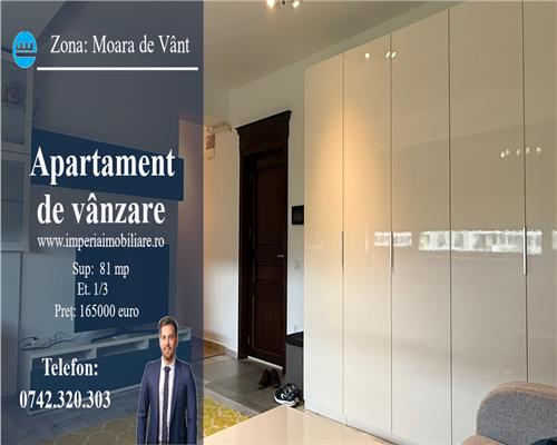 Apartament 3 cam, decomandat de vanzare in zona Moara de Vant, bloc intabulat Iasi