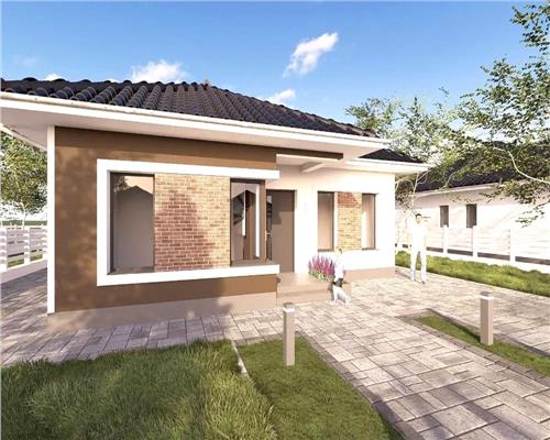 Casă modernă, ansamblu Sollis Residence  93 mu, teren 350 mp, Miroslava, Iași
