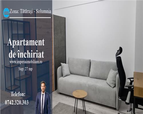 Inchiriez apartament 1 camere, open space, Complex Solumnia