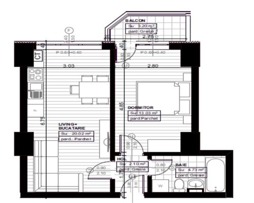 Apartament 2 camere Copou, complex rezidential nou!