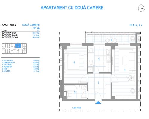 Direct Dezvoltator! Ap 2 cam, finalizat si intabulat! Bucium