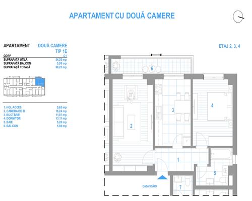 Direct Dezvoltator! Ap 2 cam, finalizat si intabulat! Bucium