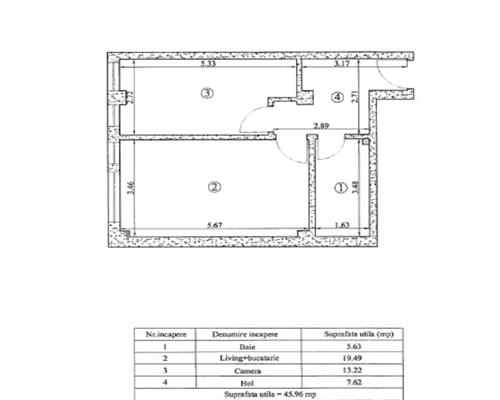 Pacurari  Valea Lupului, apartament 2 camere finalizat, intabulat si mobilat!