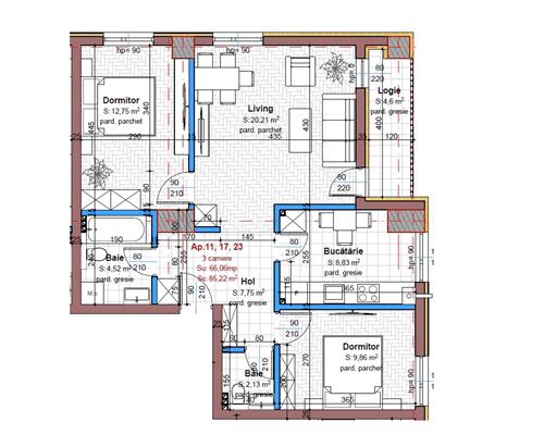 Complex NOU! Ap 3 camere, Pret Promotional!