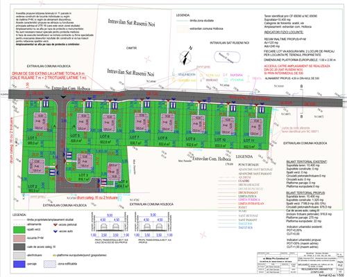 Teren intravilan de vanzare in Iasi, amplasat in zona HolbocaRuseni